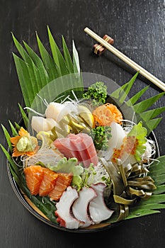 Japan sashimi set mix