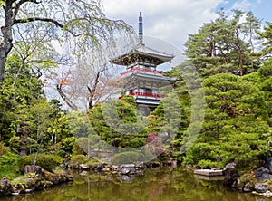 Japan. Sendai. The Rinnoji Temple.