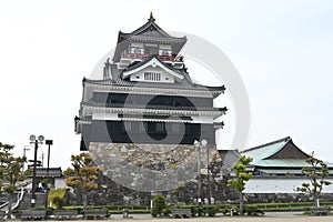 Japan sightseeing castle tour. \'Kiyosu Castle\' Located in Kiyosu City, Aichi Prefecture.