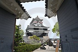 Japan sightseeing castle tour. \'Kiyosu Castle\' Located in Kiyosu City, Aichi Prefecture.