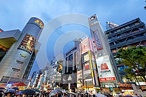 Japan. Tokyo. Shibuya district at night