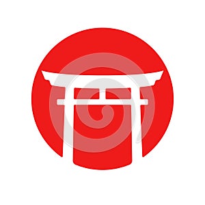 Japan Torii gate logo