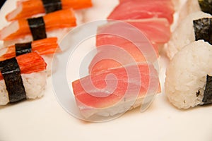 Japan traditional food sushi