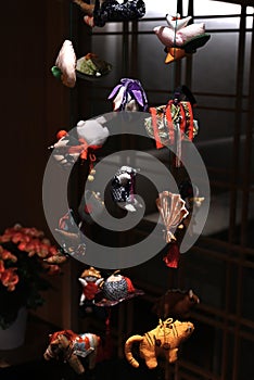 Japan Travel. Hanging decorations (Tsurushi Kazari) .