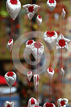 Japan Travel. Hanging decorations (Tsurushi Kazari) .