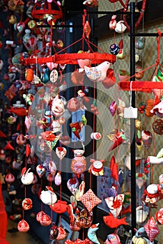 Japan Travel. Hanging decorations (Tsurushi Kazari) .