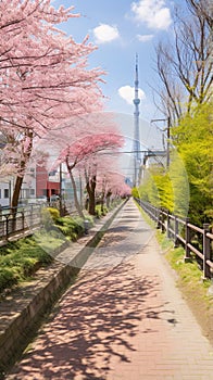japan zen tokyo tv tower landscape panorama view photography Sakura flowers pagoda peace silence