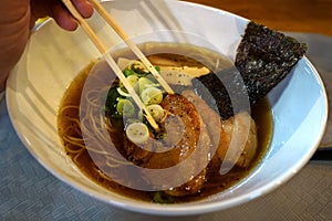 Japanerse Shoyu Soup Ramen