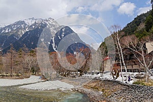 Japanese alps in Kamikochi national park, Nagano