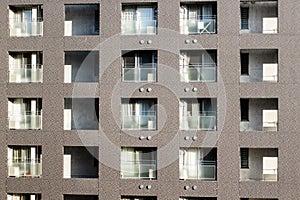 Japanese apartment building in Kyoto - Honshu - Japan