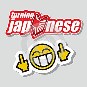 Japanese and asian funny sentence set