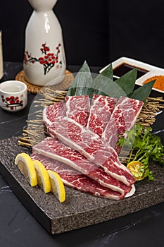 Japanese beef and vegetables