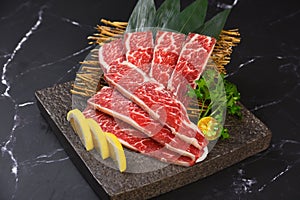 Japanese beef and vegetables