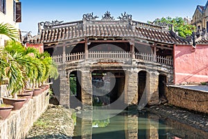 The Japanese Bridge at Hoi An, ancient city in central Vietnam
