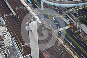 Japanese bullet train in Japan