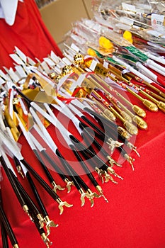 Japanese ceremonial notched arrows sold at Shrines