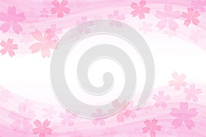 Japanese cherry blossom abstract or spring pink wind background