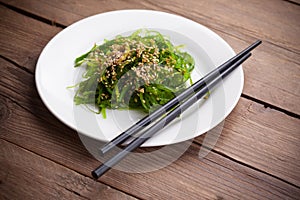 Japanese Chuka Wakame seaweed salad