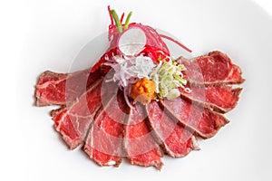 Japanese cuisine beef tataki