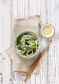 Japanese cuisine- Chuka seaweed salad