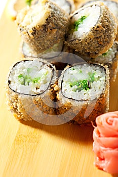 Japanese Cuisine - Deep-fried Sushi Roll