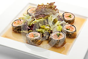 Japanese Cuisine - Deep-fried Sushi Roll