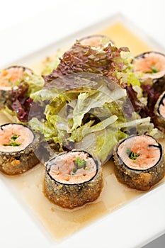 Japanese Cuisine - Deep-fried Sushi Roll