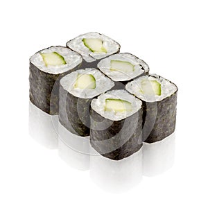 Japanese cuisine. Maki sushi.