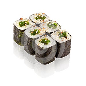 Japanese cuisine. Maki sushi.