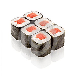 Japanese cuisine. Maki sushi.