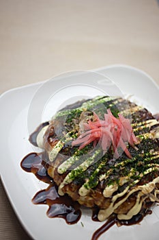 Japanese Cuisine Okonomiyaki