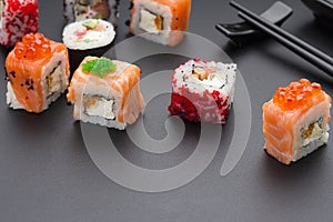 Japanese cuisine. Sushi.