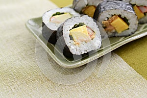 Japanese cuisine Sushi rolls