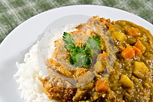 Japanese curry rice photo