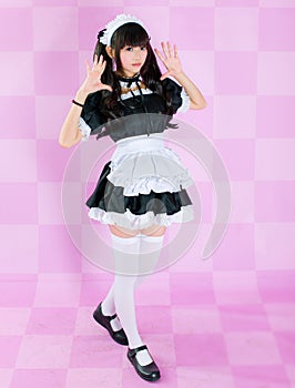 Japanese cute lolita maid