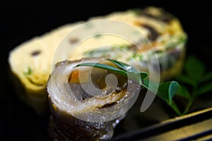 Japanese Cutlass Fish Roll with Burdock