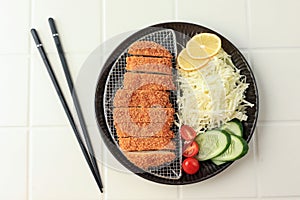 Japanese Deep Fried Pork or Tonkatsu Set