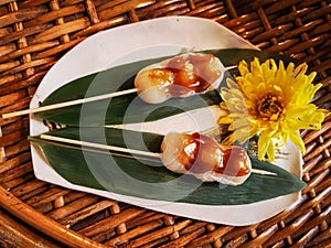 Japanese dessert moji daifuku