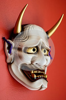 Japanese devil mask