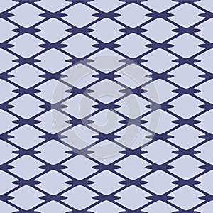 Japanese Diamond Net Vector Seamless Pattern