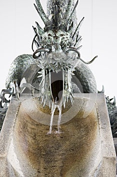Japanese dragon fountain