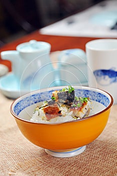 Japanese eel rice