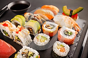 Japanese favorite food sushi maki