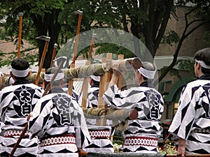Japanese festival group photo