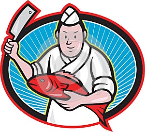 Japanese Fishmonger Butcher Chef Cook