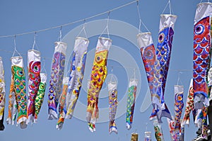 Japanese flying carp kite - koinobori