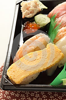 Japanese food, assort sushi