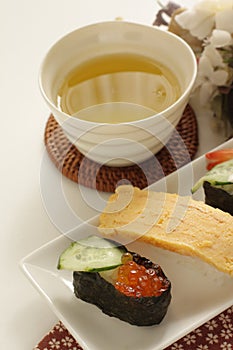 Japanese food, assort sushi