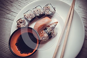 Japanese food: maki