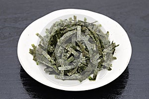 Japanese food, Nori dried seaweed photo